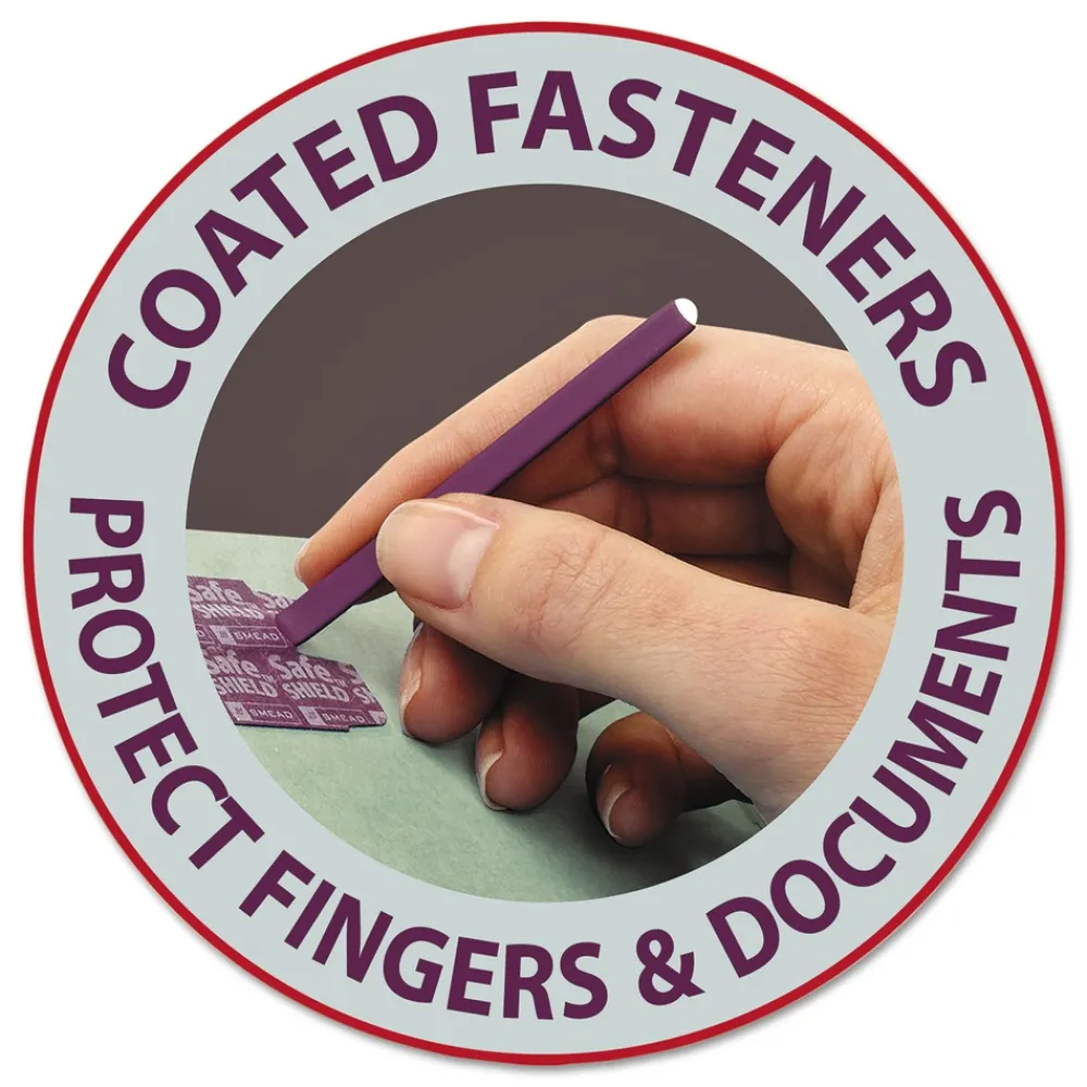 Outlet 1/3-Cut Tabs 3-in Expansion 2 SafeSHIELD Fasteners Letter Size Recycled Pressboard Fastener Folders - Gray-Green (25/Box) Filing & Folders