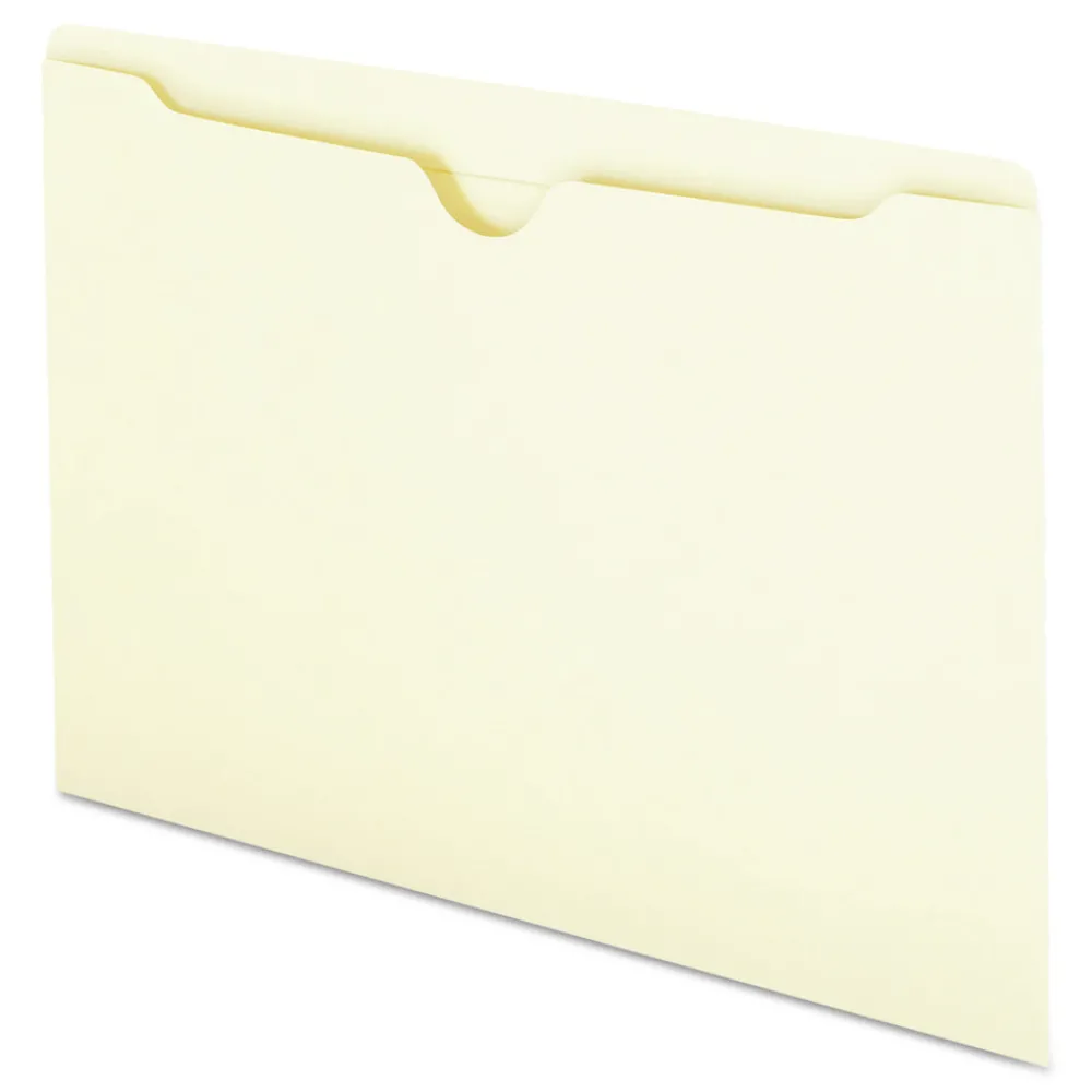 Outlet 2-Ply Straight Tab Legal Size File Jackets - Manila (100/Box) Filing & Folders
