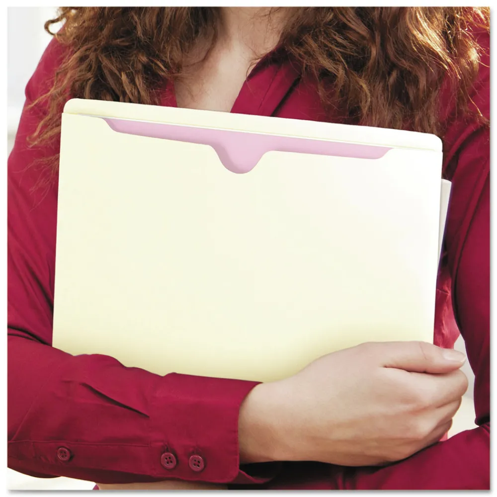 Outlet 2-Ply Straight Tab Legal Size File Jackets - Manila (100/Box) Filing & Folders