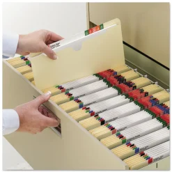 Outlet 2-Ply Straight Tab Legal Size File Jackets - Manila (100/Box) Filing & Folders