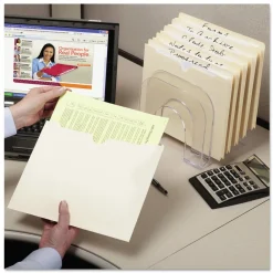 Outlet 2-Ply Straight Tab Legal Size File Jackets - Manila (100/Box) Filing & Folders