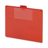 2-Pocket Style 1/5-Cut Top Tab Out 8.5 in. x 11 in. Poly Out Guide - Red (50/Box) Filing & Folders