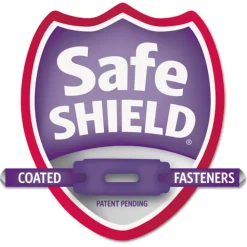 Outlet Six SafeSHIELD Fasteners 2 Dividers Legal Size Six-Section Pressboard Top Tab Classification Folders - Blue (10/Box) Filing & Folders