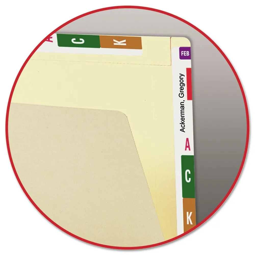 Sale Straight Tabs Letter Size 0.75 in. Expansion Heavyweight End Tab Conversion File Folders - Manila (100/Box) Filing & Folders