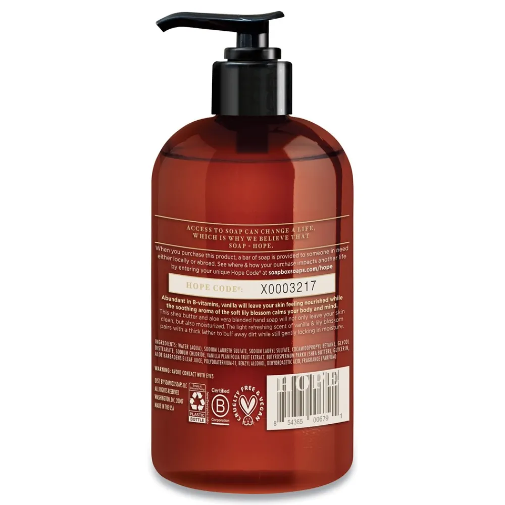 New 12 oz Hand Soap - Vanilla and Lily Blossom Scent (3/Box) Skin Care & Personal Hygiene