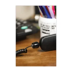 Outlet Untangler Rotating Phone Cord Detangler - Black Office Electronics & Batteries