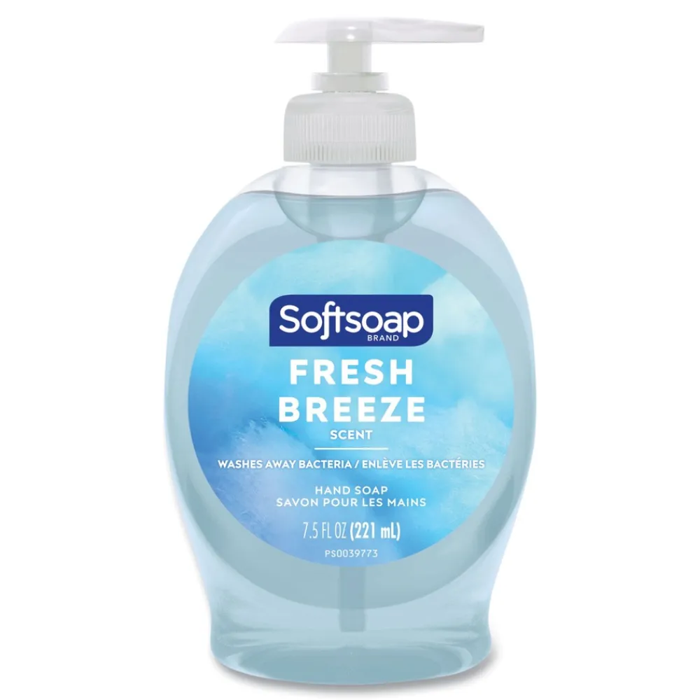 Hot US04964A 7.5 oz. Liquid Hand Soap Pumps - Fresh Breeze Scent (6/Carton) Skin Care & Personal Hygiene