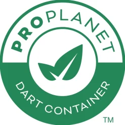 Online 6 in. Diameter ProPlanet Seal Compostable Paper Dinnerware Plate - White (1000/Carton) Tabletop And Serveware