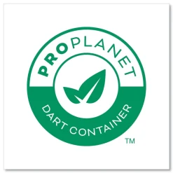 Clearance 20 oz Compostable Paper Hot Cups - White/Green (600/Carton) Tabletop And Serveware