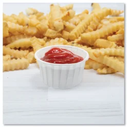 Hot 4 oz. Paper Portion Cups - White (5000/Carton) Tabletop And Serveware