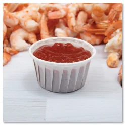 Hot 4 oz. Paper Portion Cups - White (5000/Carton) Tabletop And Serveware