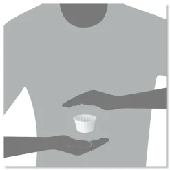Hot 4 oz. Paper Portion Cups - White (5000/Carton) Tabletop And Serveware