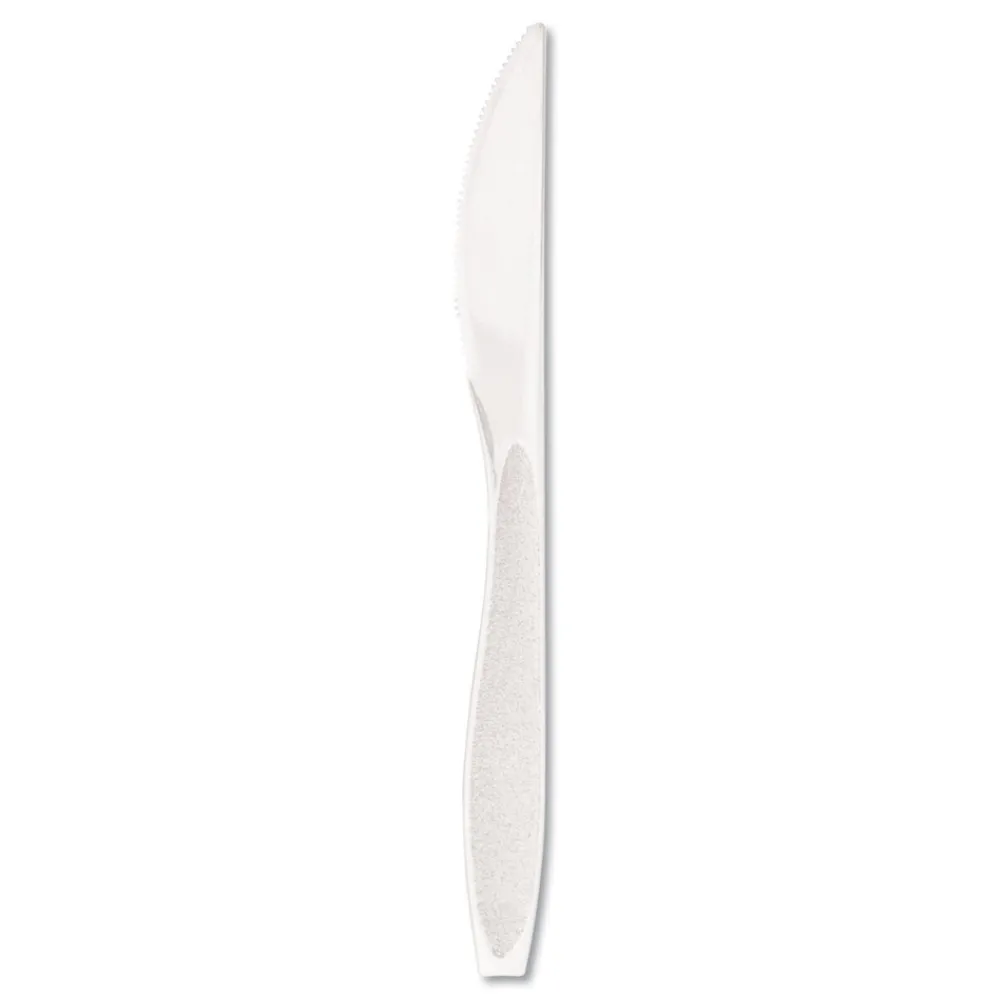 Discount Impress Heavyweight Full-Length Polystyrene Knives - White (1000/Carton) Tabletop And Serveware
