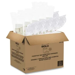 Discount KHB32A-J8000 32 oz Flexstyle Double Poly Paper Food Combo Packs - Symphony (500/Carton) Tabletop And Serveware