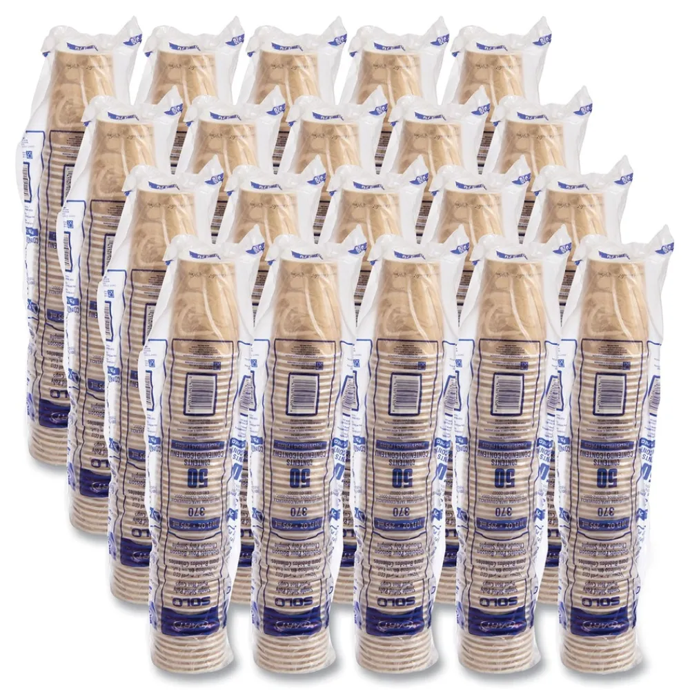 Sale Mistique Design 10 oz Single Sided Poly Paper Hot Cups (50/Bag, 20 Bags/Carton) Tabletop And Serveware