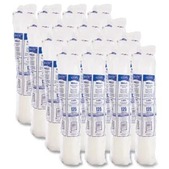 Outlet Polystyrene Plastic Flat Straw-Slot Cold Cup Lids Fits 12 oz to 24 oz Cups - Translucent (125/Pack, 16 Packs/Carton) Tabletop And Serveware