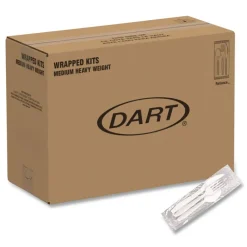 Discount Reliance Mediumweight Plastic Fork/Knife/Spoon Cutlery Kit - White (1500/Carton) Tabletop And Serveware