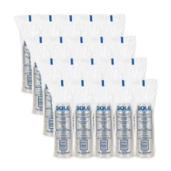 Clearance SDL58-0090 5 oz-8 oz Serve Dome Cup Plastic Lids - Clear (1000/Carton) Tabletop And Serveware