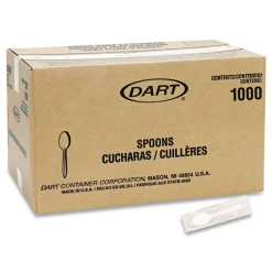 Teaspoon Individually Wrapped Reliance Mediumweight Cutlery - White (1000/Carton) Tabletop And Serveware