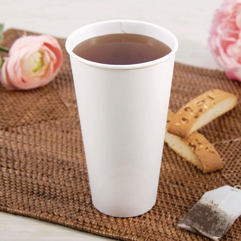 Online Thermoguard 20 oz Sustainable Forest Print Insulated Paper Hot Cups - White (600/Carton) Tabletop And Serveware