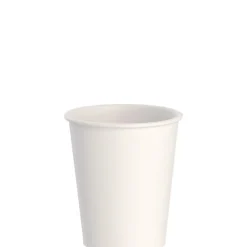 Hot Thermoguard 12 oz. Sustainable Forest Print Insulated Paper Hot Cups - White (600/Carton) Tabletop And Serveware
