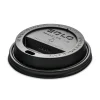 Sale Traveler Cappuccino Style Dome Lid Fits 8 oz Cups - Black (1000/Carton) Tabletop And Serveware