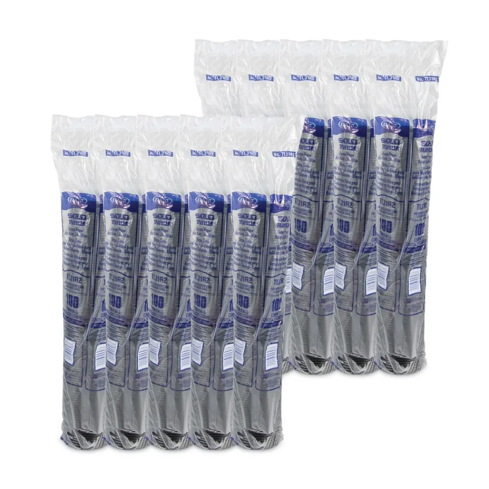 Sale Traveler Cappuccino Style Dome Lid Fits 8 oz Cups - Black (1000/Carton) Tabletop And Serveware