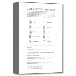 Sale 95 Bright 24 lbs. Bond Weight 8.5 in. x 11 in. 25% Cotton Laser Paper - White (500/Ream) Cleaning & Janitorial Supplies