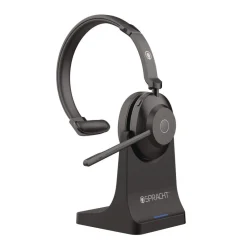 Clearance Blues Combo Monaural Headset Over The Head Black Office Electronics & Batteries