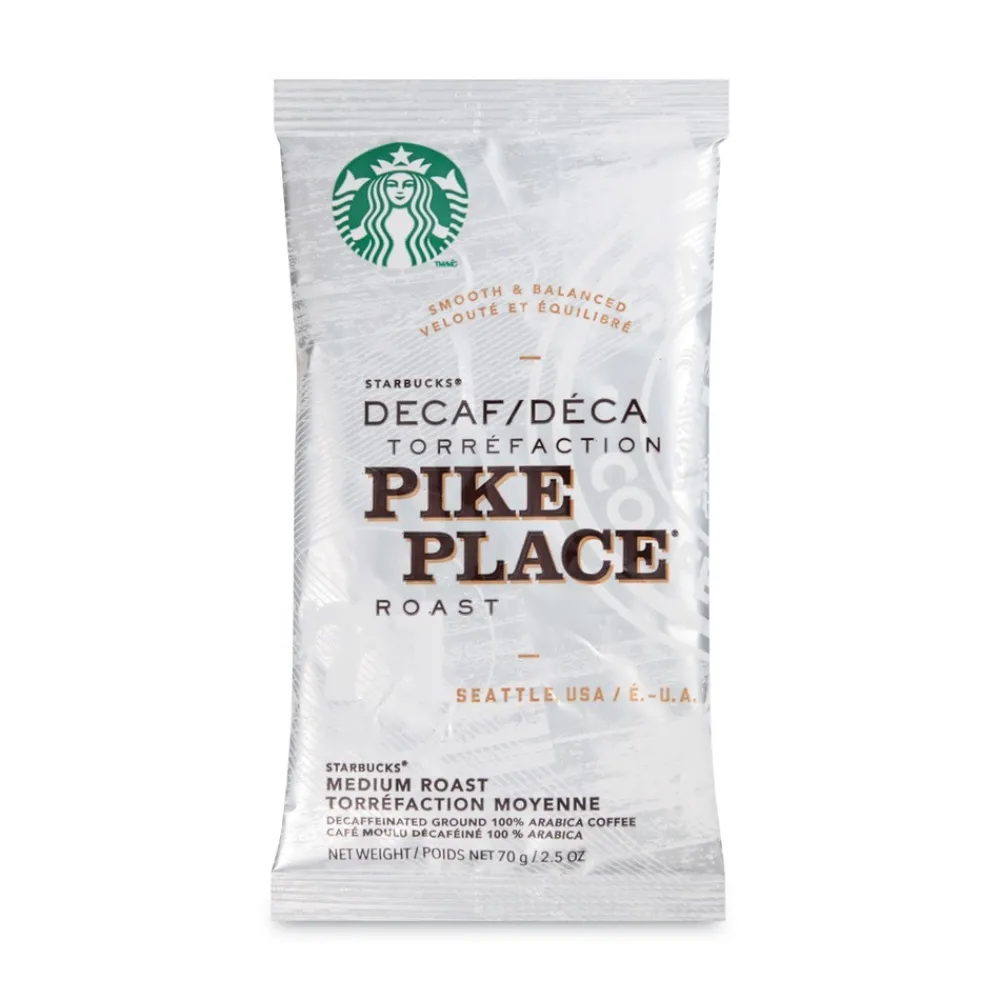 Outlet 12420994 2-1/2 oz Packet Coffee - Pike Place Decaf (18/Box) Food And Snacks