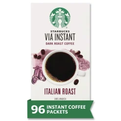 Clearance 12407838 0.11 oz VIA Ready Brew Coffee - Italian Roast (12/Carton) Food And Snacks
