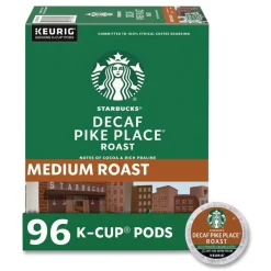 12434952 Coffee K-Cups - Pike Place Decaf (96/Carton) Food And Snacks