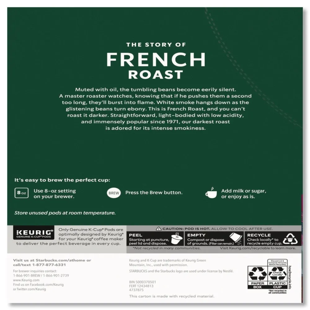 Sale K-Cups - French Roast (96/Carton) Food And Snacks