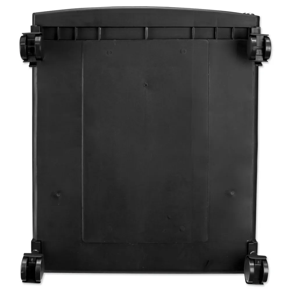 Sale 1 Legal/letter-Size File Drawer 14.75 in. x 18.25 in. x 12.75 in. Single-Drawer Mobile Filing Cabinet - Black/Teal Office Furniture & Lighting