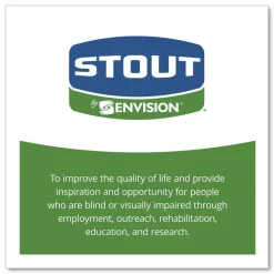 Outlet 36 in. x 58 in. 1.5 mil. 60 Gallon Total Recycled Content Plastic Trash Bags - Brown/ Black (100/Carton) Trash & Waste Bins