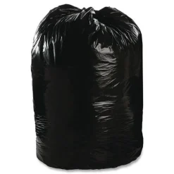 Sale 43 in. x 49 in. 56-Gallon 1.5 mil. Total Recycled Content Plastic Trash Bags - Black/Brown (100/Carton) Trash & Waste Bins