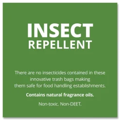 Best 40 in. x 45 in. 45-Gallon 2 mil. Insect-Repellent Trash Bags - Black (65/Box) Trash & Waste Bins