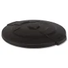 Sale Utility Trash Can Lid for 44 gal Trash Can, 24.88-in Diameter x 3-in, Black Trash & Waste Bins