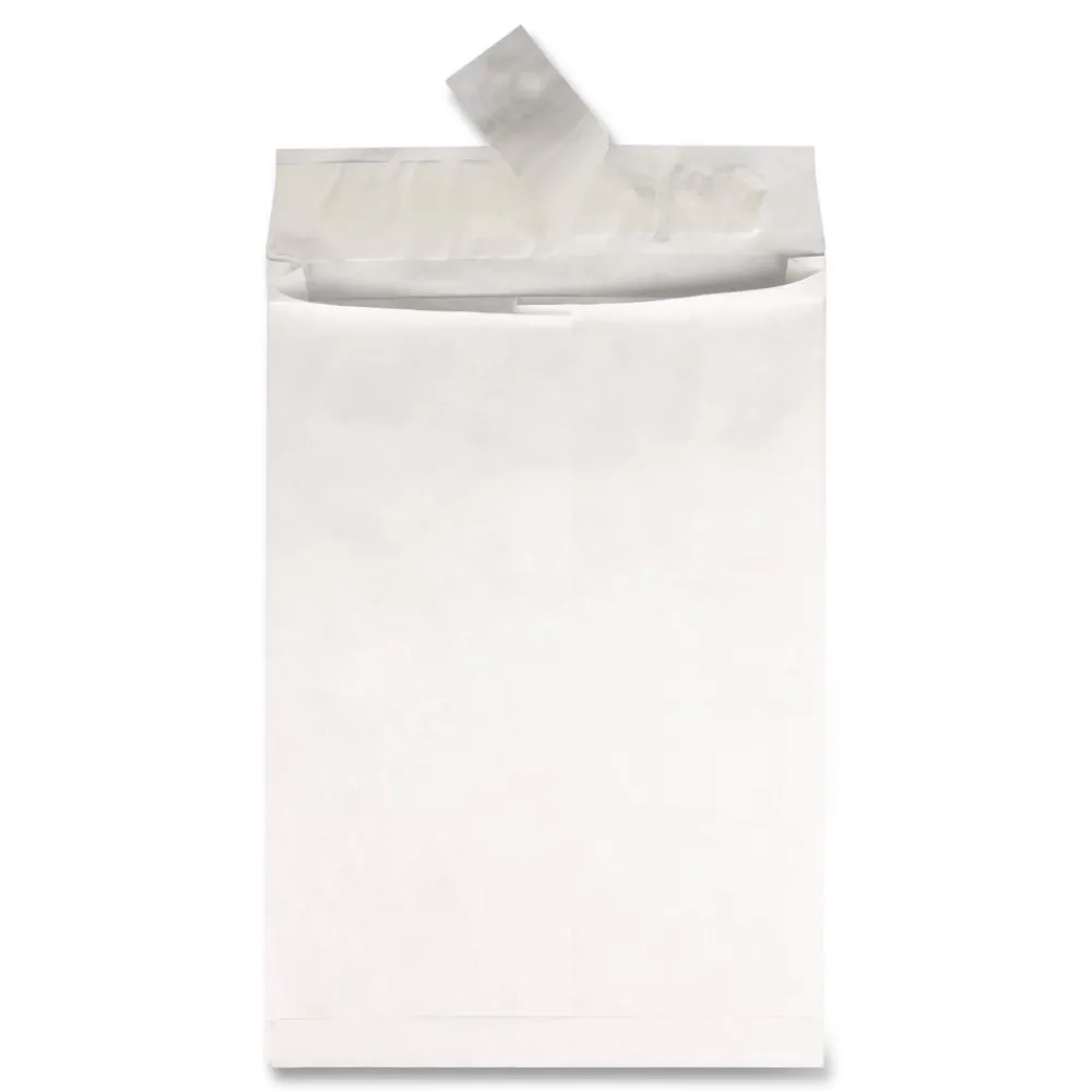 Hot 12 in. x 16 in. No. 15-1/2 Heavyweight 18 lbs. Tyvek Open End Expansion Mailers - White (100/Carton) Pens, Pencils & Markers