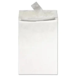 Best 12 in. x 16 in. No. 15-1/2 Lightweight 14 lbs. Tyvek Open End Expansion Mailers - White (100/Carton) Pens, Pencils & Markers