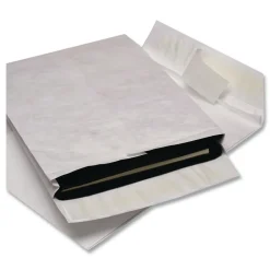 Online Tyvek 12 x 16 18 lb. Heavyweight Square Flap Open End Expansion Mailers - White (100/Carton) Mailing, Packing & Shipping
