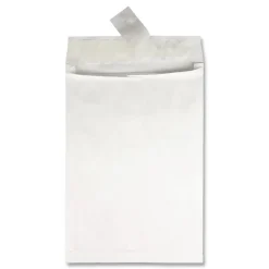 Best Tyvek 10 x 13 18 lb. Heavyweight Square Flap Open End Expansion Mailers - White (100/Carton) Mailing, Packing & Shipping