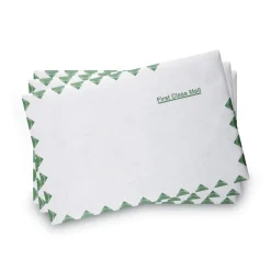 Best Tyvek First Class 10 x 15 14 lb. Lightweight Square Flap Catalog Mailers - White (100/Box) Mailing, Packing & Shipping