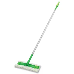 46 in. Sweeper Mop - Green/Silver/White Cleaning & Janitorial Supplies