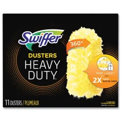 Best Heavy Duty Dust Lock Fiber 2 in. x 6 in. Dusters - Yellow (33/Carton) Cleaning & Janitorial Supplies