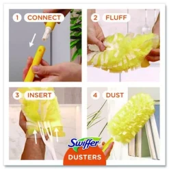 Heavy Duty Dust Lock Fiber Dusters Refill (6/Box) Cleaning & Janitorial Supplies