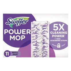 Hot PowerMop 11.41 in. x 5.31 in. Mopping Pads (2/Carton) Cleaning & Janitorial Supplies