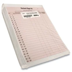 Discount 8.5 in. x 11.63 in. 2-Part Carbon Patient Sign-In Label Forms - Salmon Sheets (125/Pack) Labels & Label Makers