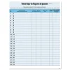 Hot 8.5 in. x 11 in. Patient Sign-In HIPAA Labels - Blue (125/Pack) Labels & Label Makers