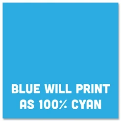 BeSafe Messaging 9 in. x 6 in. Education Wall Signs - Blue/White (3/Pack) Floor Signs